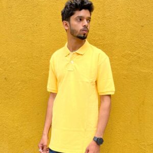 REGULAR COTTON COLLAR T-SHIRT